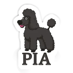 Pudel Sticker Pia Image