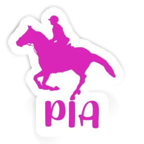 Sticker Horse Rider Pia Image