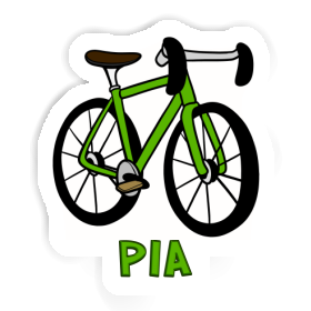 Sticker Rennfahrrad Pia Image