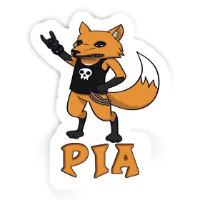 Sticker Pia Rocker Fox Image