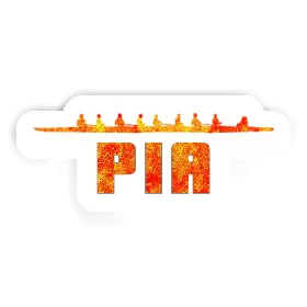 Pia Sticker Rowboat Image