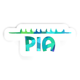 Pia Autocollant Bateau à rames Image