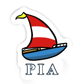 Pia Sticker Sailboat Image