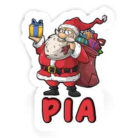 Autocollant Pia Père Noël Image