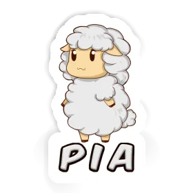 Pia Sticker Sheep Image