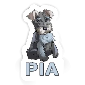 Autocollant Pia Schnauzer Image