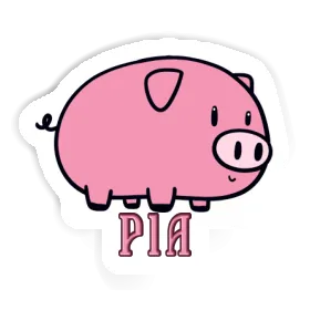 Sticker Pig Pia Image