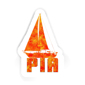 Sticker Pia Segelboot Image