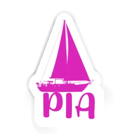 Pia Sticker Sailboat Image