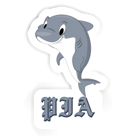 Sticker Pia Shark Image