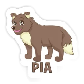 Pia Aufkleber Hirtenhund Image