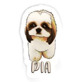 Shih Tzu Autocollant Pia Image