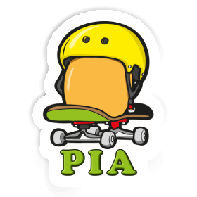 Pia Sticker Skateboard Egg Image