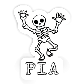 Sticker Pia Skull Image