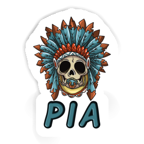 Sticker Pia Baby Totenkopf Image