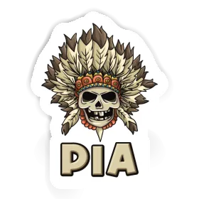 Sticker Pia Totenkopf Image