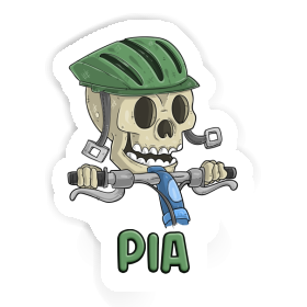 Pia Sticker Mountainbiker Image