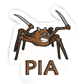 Spinne Aufkleber Pia Image