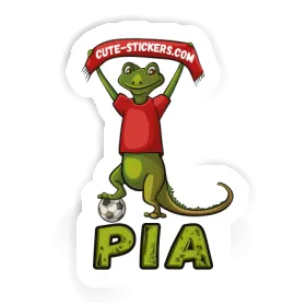 Sticker Pia Lizard Image