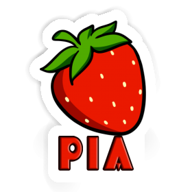 Pia Autocollant Fraise Image