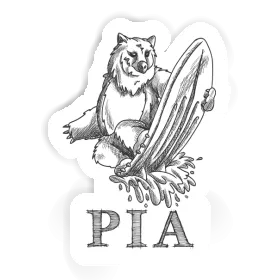 Bär Aufkleber Pia Image