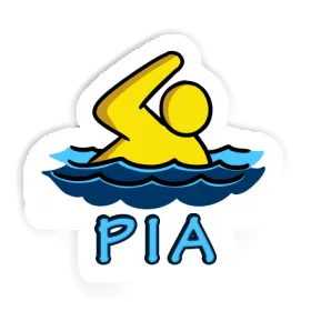 Sticker Schwimmer Pia Image