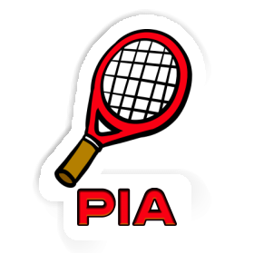 Autocollant Raquette de tennis Pia Image