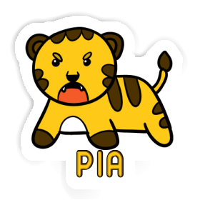 Sticker Baby Tiger Pia Image