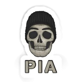 Tête de mort Autocollant Pia Image