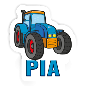 Tracteur Autocollant Pia Image