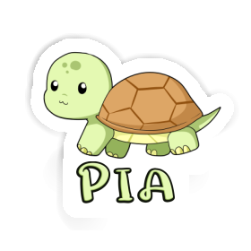 Pia Sticker Schildkröte Image