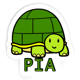 Autocollant Tortue Pia Image