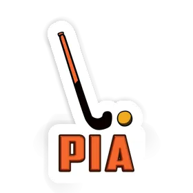 Pia Autocollant Crosse d'unihockey Image