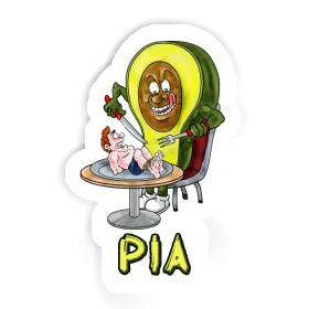 Sticker Pia Avocado Image