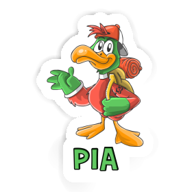 Sticker Wanderer Pia Image