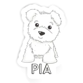 Pia Aufkleber Terrier Image