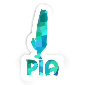 Sticker Windsurfer Pia Image