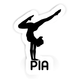 Pia Sticker Yoga-Frau Image