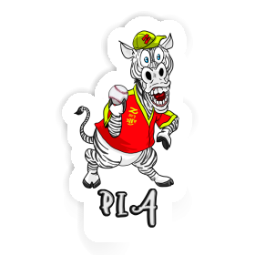 Pia Sticker Zebra Image