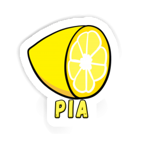 Sticker Citron Pia Image