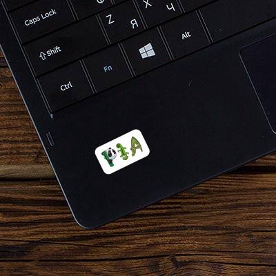 Pia Sticker Tierschrift Laptop Image