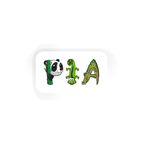 Animal Font Sticker Pia Laptop Image