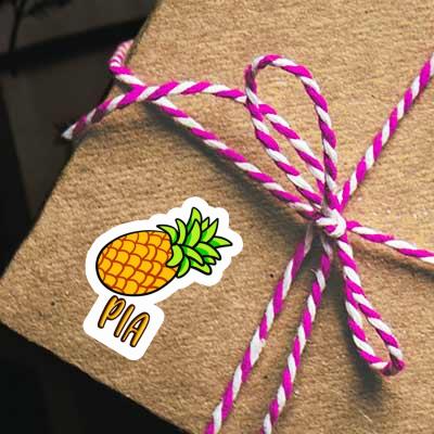 Pia Sticker Ananas Notebook Image