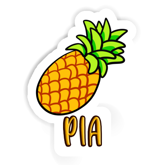 Pia Sticker Pineapple Laptop Image