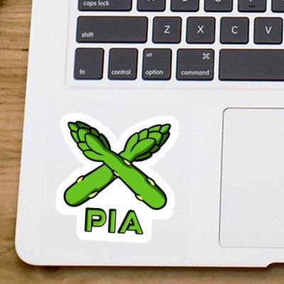 Autocollant Pia Asperge Laptop Image