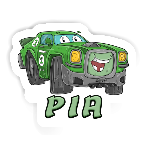 Rennauto Sticker Pia Laptop Image