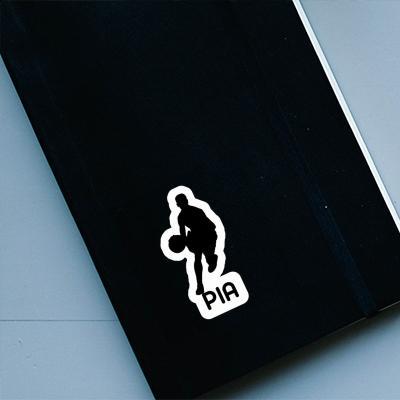 Basketball Player Sticker Pia Laptop Image