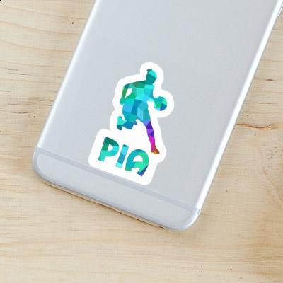 Pia Sticker Basketballspielerin Image