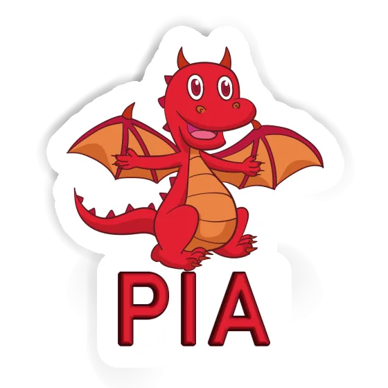 Drache Aufkleber Pia Image