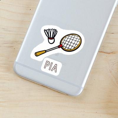 Sticker Badminton Racket Pia Image